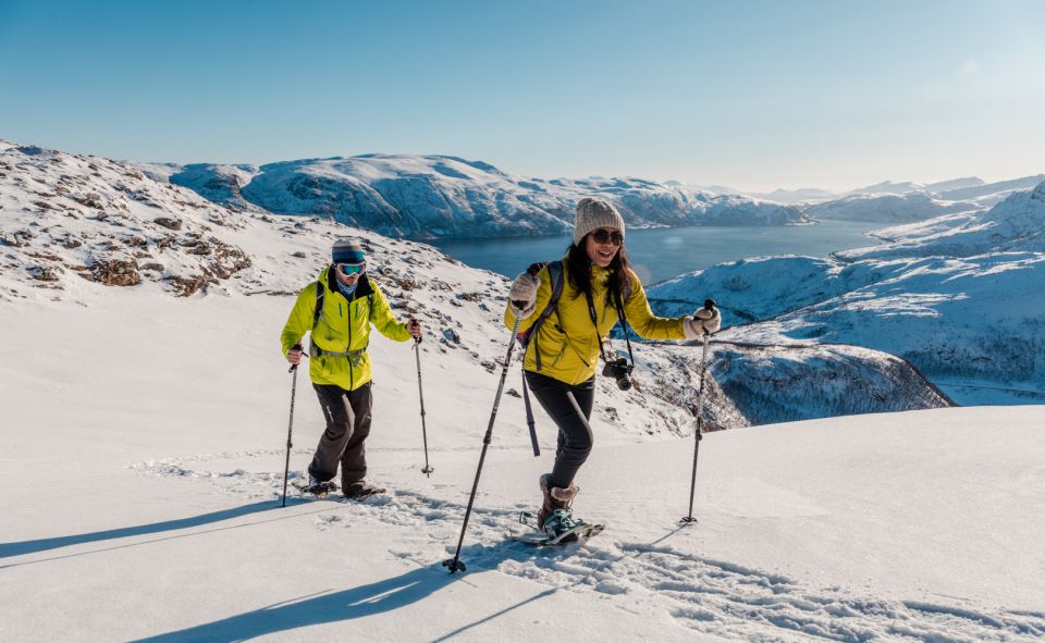 sneeuwschoenwandelen in Tromso, Noorwegen